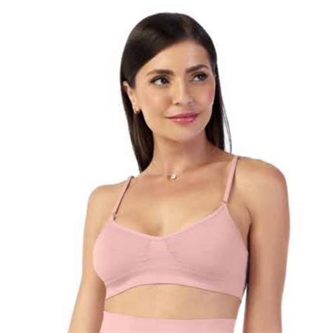 Soutien Basico Sem Bojo Top Feminino Adulto Sem Costura Alça Regulavel Lingerie Sutiã Segunda