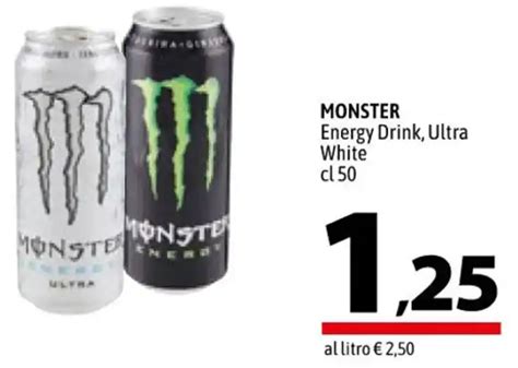 Monster Energy Drink Ultra White Cl 50 Offerta Di Aando