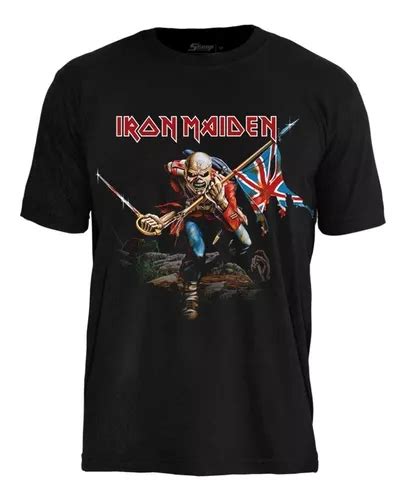 Camiseta Iron Maiden Ts Stamp Camisa Banda Oficial Escorrega O Pre O