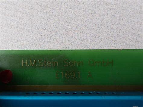 Explore The Stein Sohn E169 1 B PCB Card Features