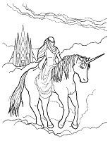 Ausmalbild Einhorn Prinzessin Regenbogen - 75 Tolle Ausmalbilder