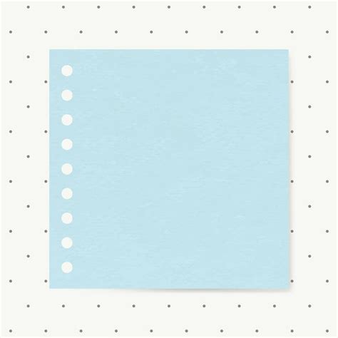 Pastel Blue Square Memo Pad Graphic Premium Image By Rawpixel