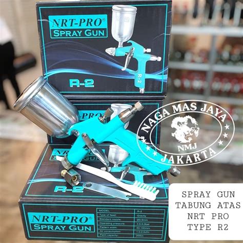 Jual Spray Gun Cat Tabung Atas R Nrt Pro Semprotan Cat Kompresor Nrt