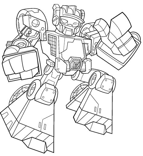 Gratis Transformers Rescue Bots Coloring Pages Rescue Bots Coloring