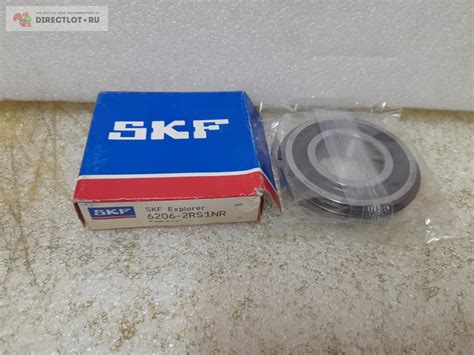 Подшипник 6206 2RS1 NR SKF Закрытый-Канавка под стопор купить в Санкт ...