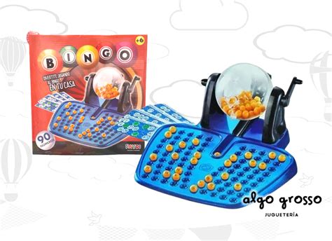 BINGO CON BOLILLERO PLASTICO 90 N art 878 Algo Grosso Juguetería