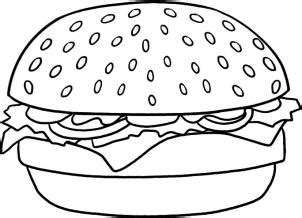 How to draw how to draw a hamburger - Hellokids.com