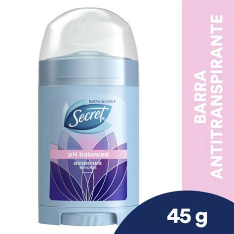 Desodorante Secret Antitranspirante En Barra PH Balanced 45 GR Coral