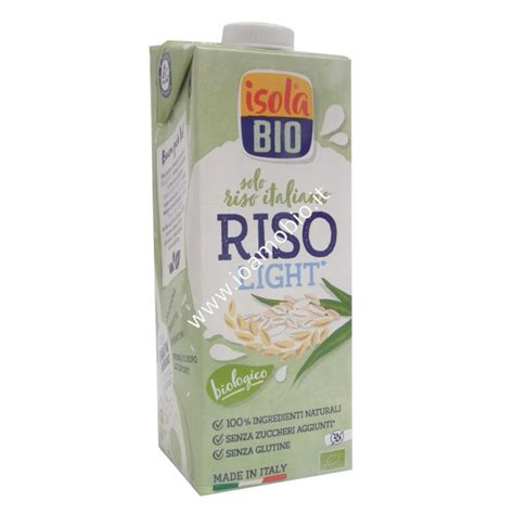 Bevanda Di Riso Light Lt Latte Vegetale Biologico