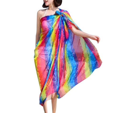 Women Chiffon Beach Bikini Cover Up Swimsuit Kimono Shawl Beach Wrap