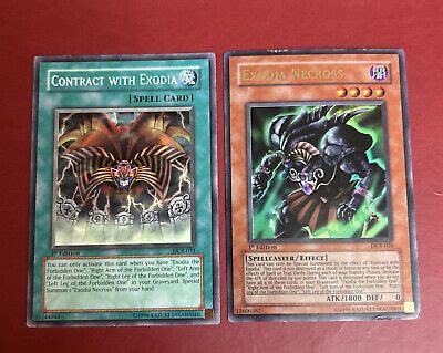 Yugioh Exodia Necross DCR 020 1st Edition ULTRA PL LP X1 Contract