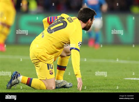 Lionel Messi of Barcelona Napoli 25-02-2020 Stadio San Paolo Football ...