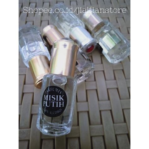 Jual MISIK PUTIH MURNI AROMA SAUDI OLES ROLL ON ORIGINAL Dan Minyak