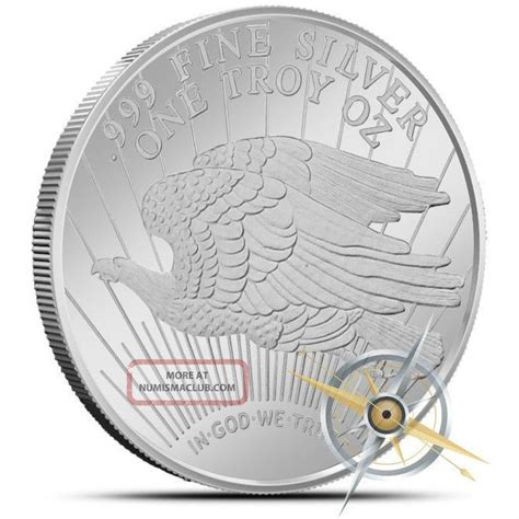 Oz Fine Silver Round St Gaudens Design Uncirculated