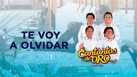 TE VOY A OLVIDAR CANTARITOS DE ORO VIDEO OFICIAL YouTube