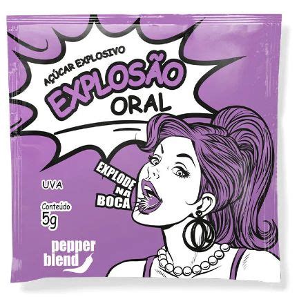 Explosão Oral Açúcar que explode na boca g Uva Hot Flowers Distribuidora Hot Flowers