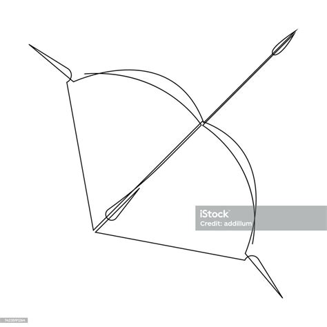 Astrological Sagittarius Zodiac Sign One Line Drawing Elegant Astrology