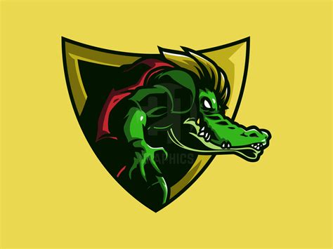 Alligator Mascot Logo by 21Graphics on Dribbble