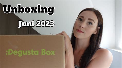 Degustabox Unboxing Juni 2023 Mrs Creative YouTube