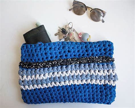 Tutoriales Diy C Mo Hacer Una Cartera De Mano De Trapillo V A Dawanda