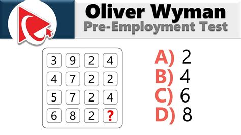 How To Pass Oliver Wyman Pre Employment Assessment Test Youtube