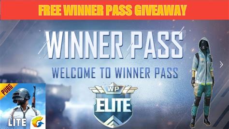 How To Get Free Elite Winner Pass Pubg Moblie Lite Free Giveaway