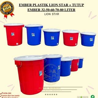 Jual Sale Ember Plastik Lion Star Tutup Liter Ember