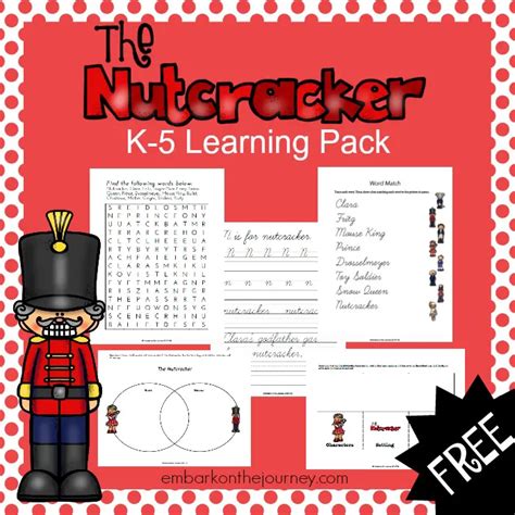 The Nutcracker Printable Learning Pack For K 5