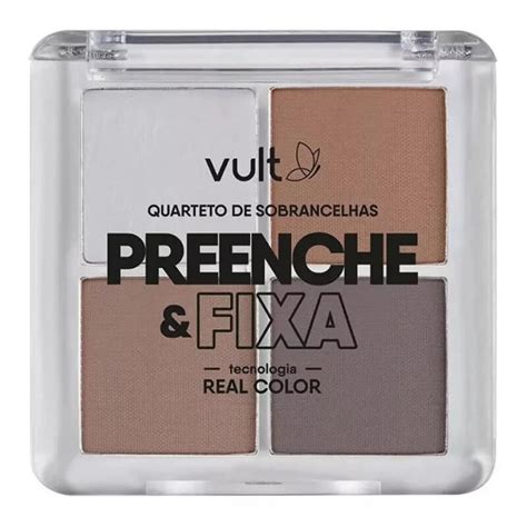 Quarteto De Sobrancelha Preenche E Fixa Vult Love Store Makeup A