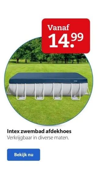 Intex Zwembad Afdekhoes Verkrijgbaar In Diverse Maten Aanbieding Bij