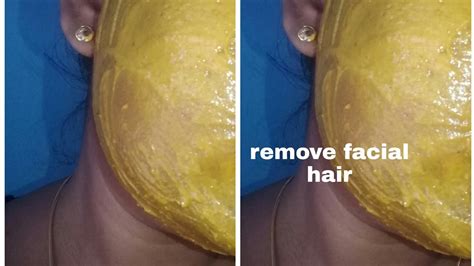 How To Remove Facial Hair Permanently 100 Natural Home Remedy Youtube