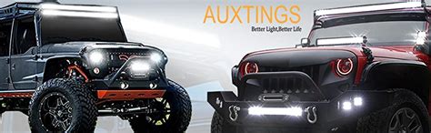 AUXTINGS 50 Cm 126W LED Light Bar Flood Spot Combo Beam 20 Inch Offroad