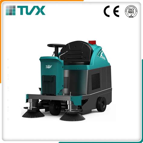 Factory Floor Sweeper Commercial Sweep Machine / Electric Washing Floor ...