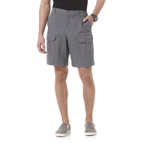 Basic Editions Mens Big And Tall Cargo Shorts