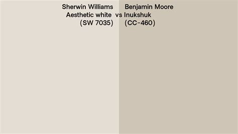 Sherwin Williams Aesthetic White Sw Vs Benjamin Moore Inukshuk