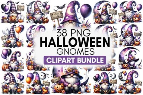 Halloween Gnome Sublimation Bundle Graphic By Fokira Creative Fabrica