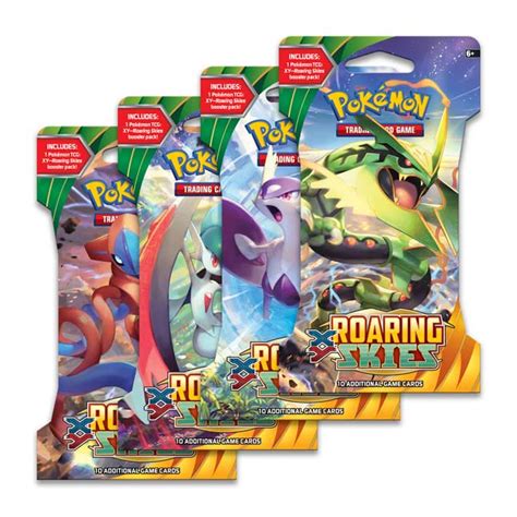 Pokémon Tcg Xy Roaring Skies Sleeved Booster Pack 10 Cards Pokémon