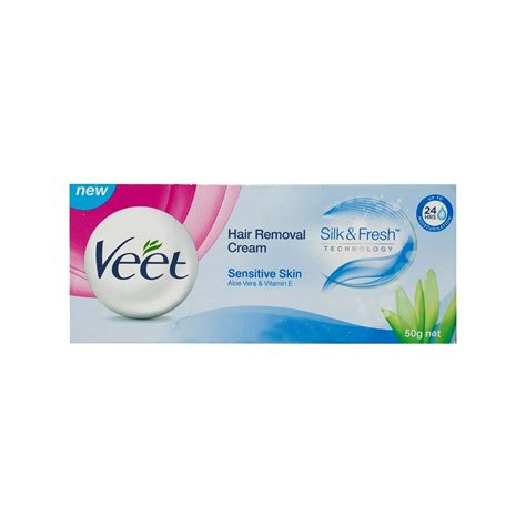 Buy Veet Silk Fresh Hair Removal Cream Sensitive Skin Tube Of 50 G