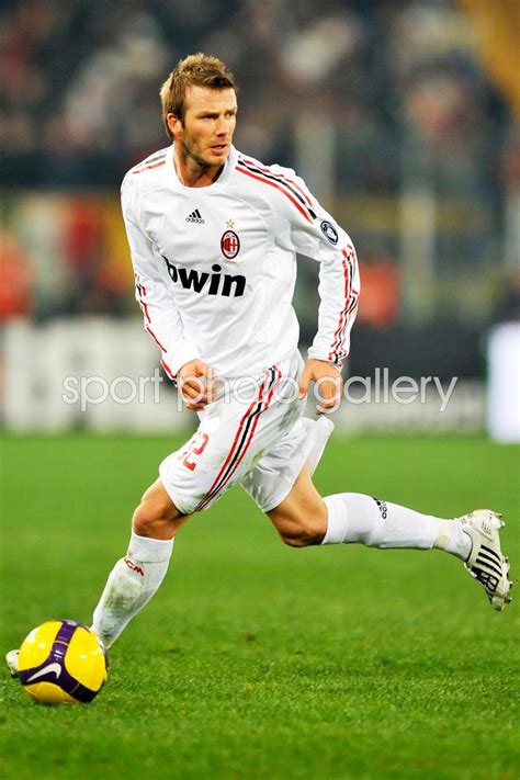 Serie A Print Football Posters David Beckham