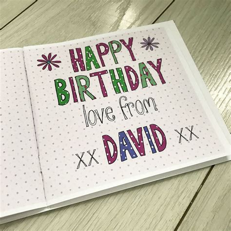 Personalised Grandma Birthday Book Card By Claire Sowden Design