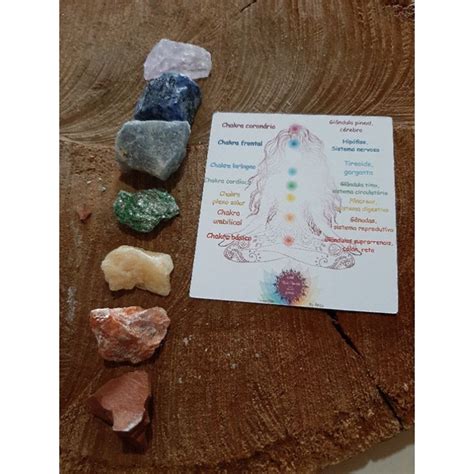 Kit Pedras Naturais Brutas Dos 7 Chakras Shopee Brasil