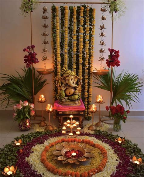 Diwali Decoration Ideas - Ganpati Decoration Design