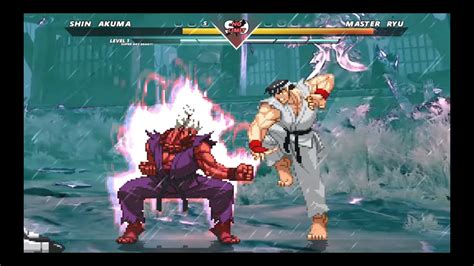 Shin Akuma Vs Master Ryu An Epic Battle Of Ansatsuken Warriors