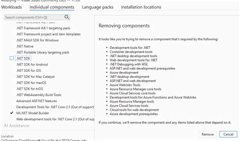 ASP.NET core Template Missing in Visual Studio - Microsoft Q&A