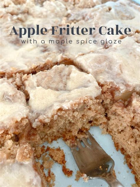 Apple Fritter Cake With A Maple Cinnamon Glaze Simply Taralynn Food And Lifestyle Blog