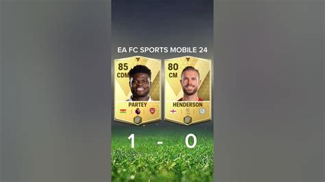 Partey Vs Henderson Fifa Mobile Comparison Fifamobile Partey