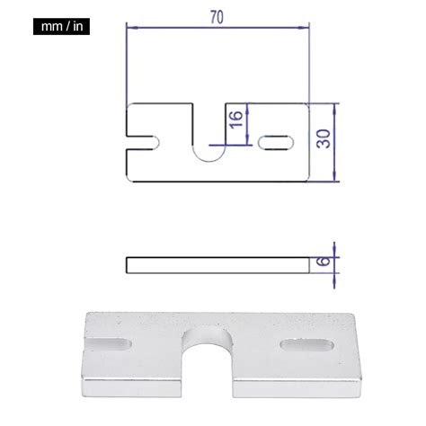 Review Pcs Hot End Fixed Plate Mount Aluminium Alloy Rectangular D Printer Parts For Reprap