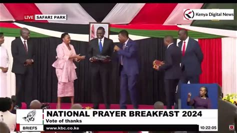 Cheers As Wetangula Presents Bibles To President Ruto And Dp Gachagua