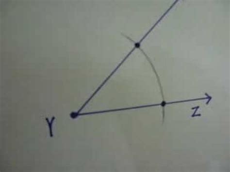 Bisecting an Angle - YouTube