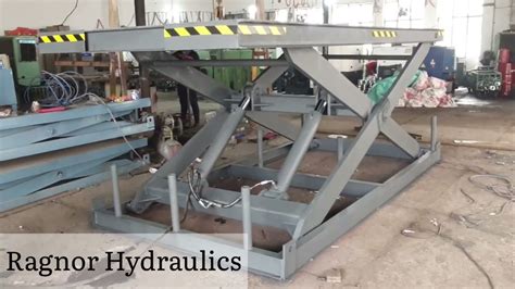 Hydraulic Scissor Lift Ton Capacity Ragnor Hydraulics Youtube